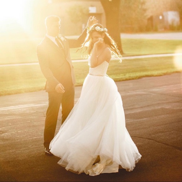 Wtoo Dresses & Skirts - Wtoo Sweetheart Strapless Wedding Gown Dress Ivory